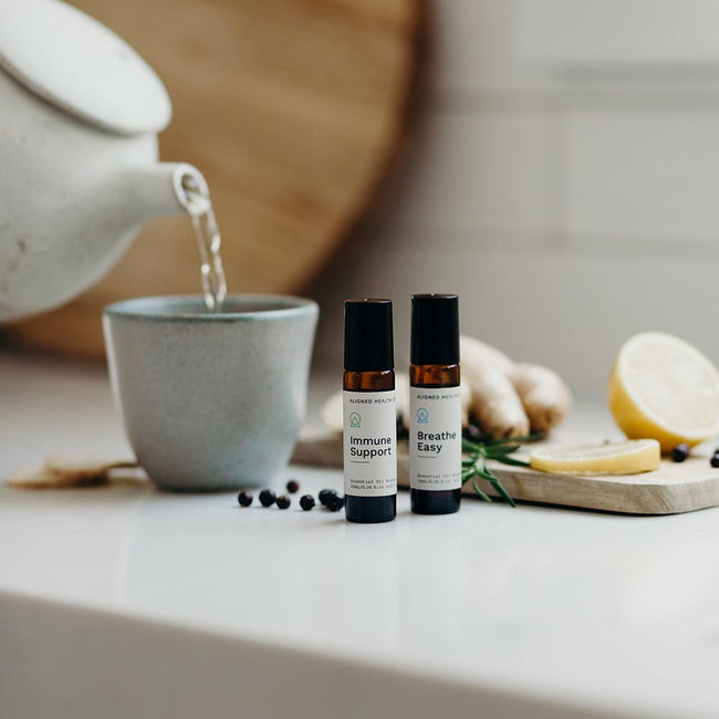 Aligned Health Co. - Essential Oil Roller Blends - Immune Boost collection