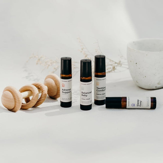 Aligned Health Co. - Essential Oil Roller Blends - Mums and Bubs collection