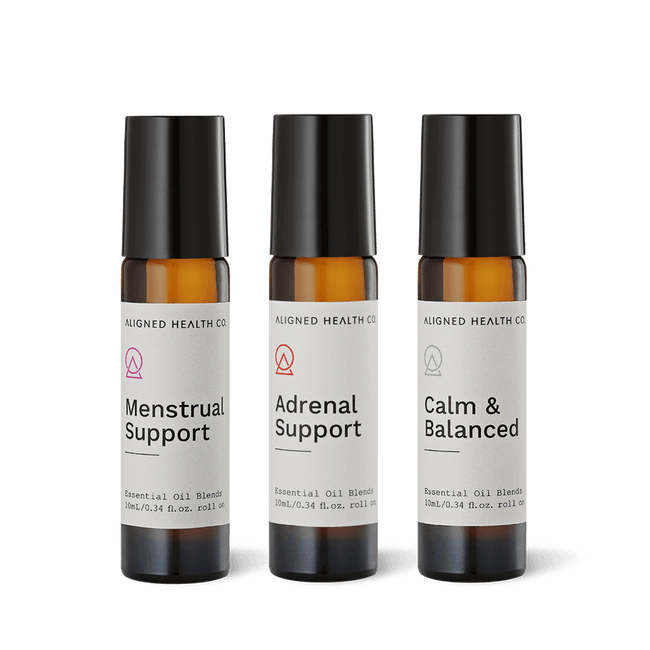 Aligned Health Co. - Essential Oil Roller Blends - Women's Wellness collection
